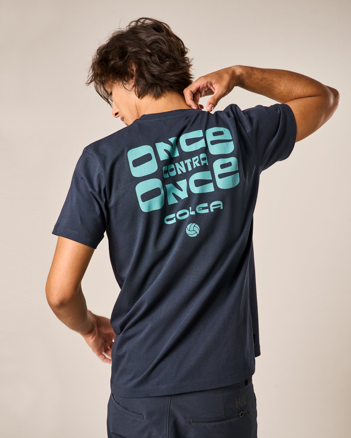 Camiseta azul Once contra Once